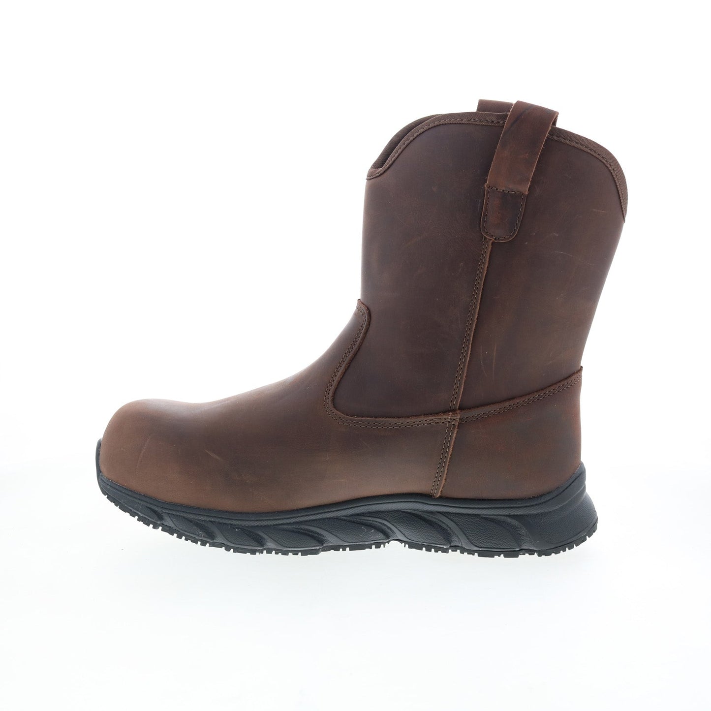 Propet Smith Composite Toe MBU004LBCH Mens Brown Leather Work & Safety Boots