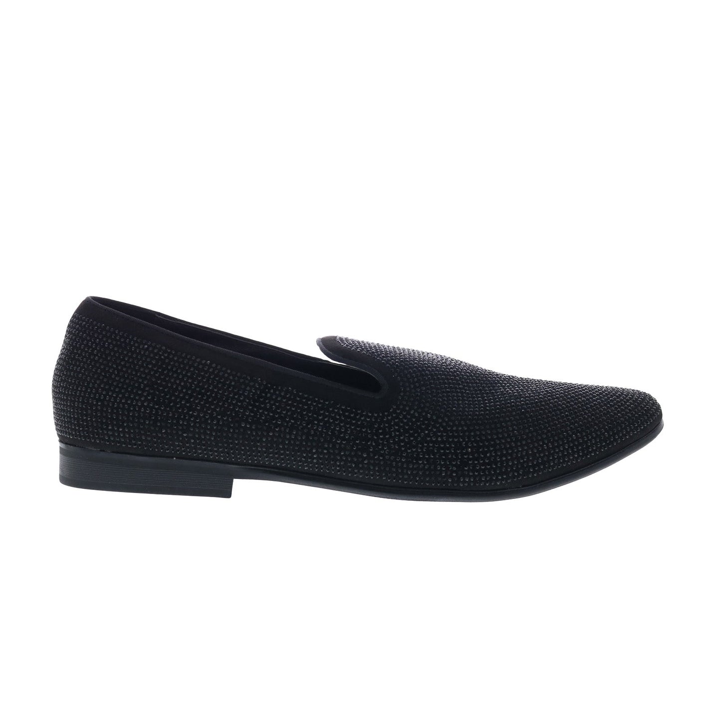 Steve Madden M-Cutton Mens Black Canvas Loafers & Slip Ons Casual Shoes
