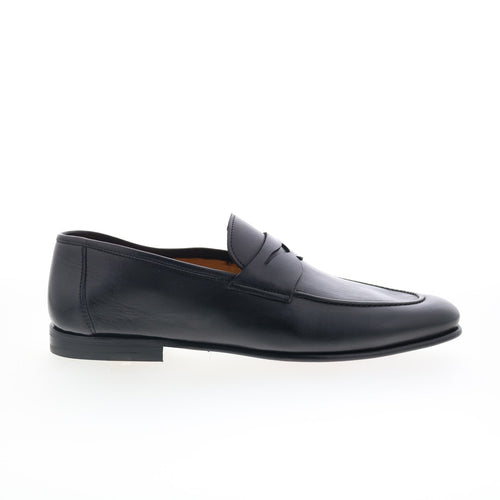Mezlan Mez141 Mens Black Leather Loafers & Slip Ons Penny Shoes