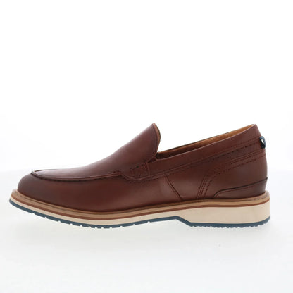 Clarks Monahan Step 26181378 Mens Brown Loafers & Slip Ons Casual Shoes
