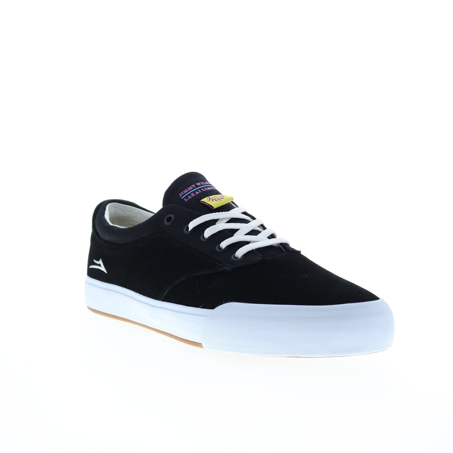 Lakai Wilkins MS2240233A00 Mens Black Suede Skate Inspired Sneakers Shoes