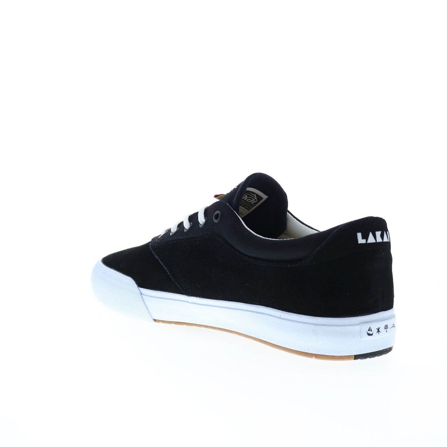 Lakai Wilkins MS2240233A00 Mens Black Suede Skate Inspired Sneakers Shoes