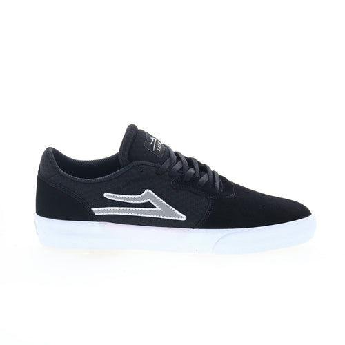 Lakai Cardiff MS3230264A00 Mens Black Suede Skate Inspired Sneakers Shoes