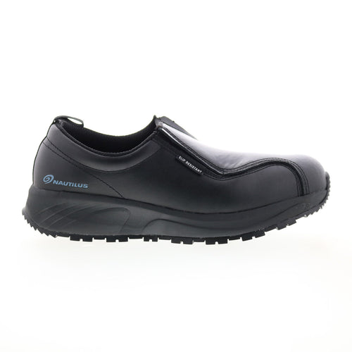 Nautilus Skidbuster Slip On SR Electrical Hazard Mens Black Wide Work & Safety Shoes
