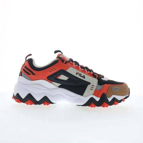 Fila Oakmont TR 1JM00649-006 Mens Black Leather Athletic Hiking Shoes
