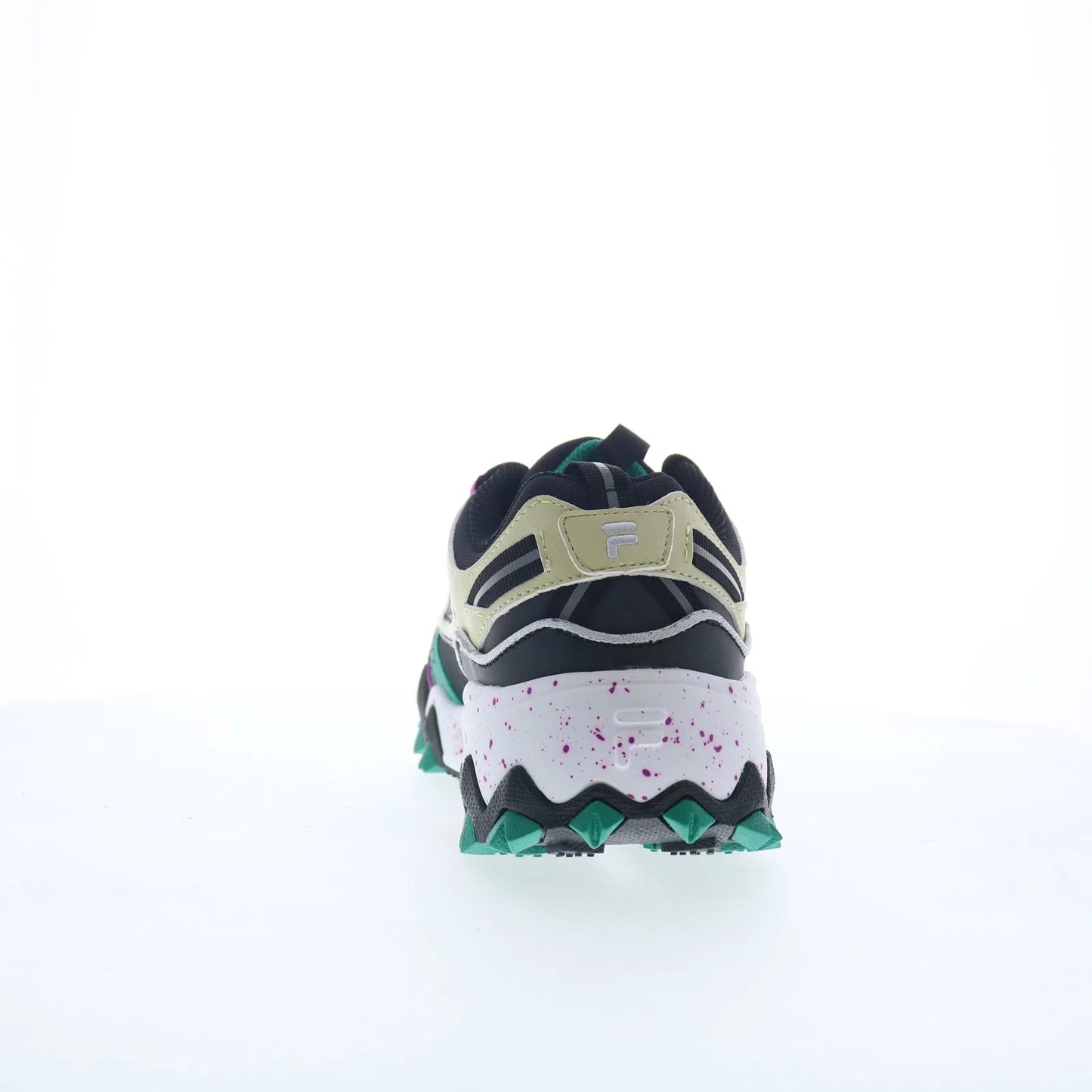 Fila Oakmont TR 1JM00654-017 Mens Green Leather Athletic Hiking Shoes