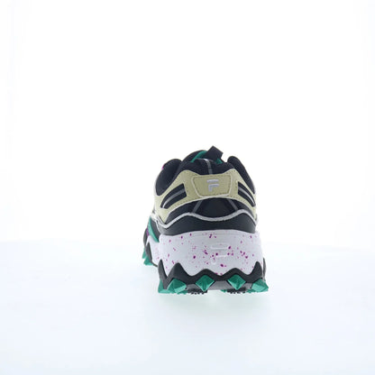 Fila Oakmont TR 1JM00654-017 Mens Green Leather Athletic Hiking Shoes