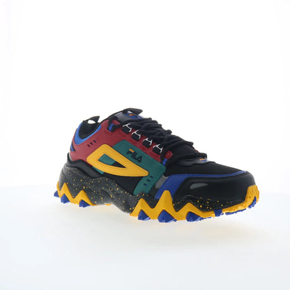 Fila Oakmont TR 1JM01565-028 Mens Black Leather Athletic Hiking Shoes