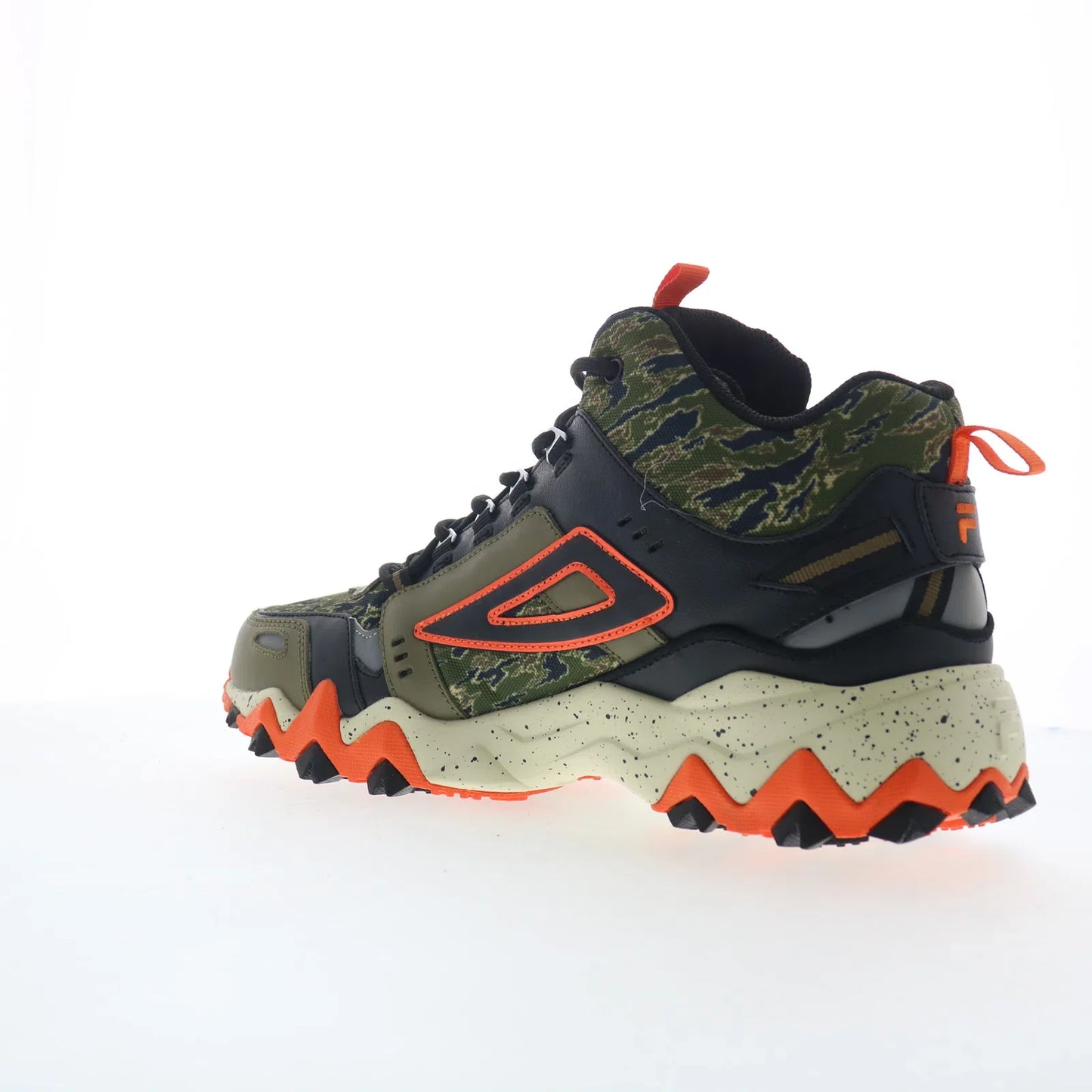 Fila Oakmont TR Mid 1JM01630-305 Mens Green Leather Athletic Hiking Shoes