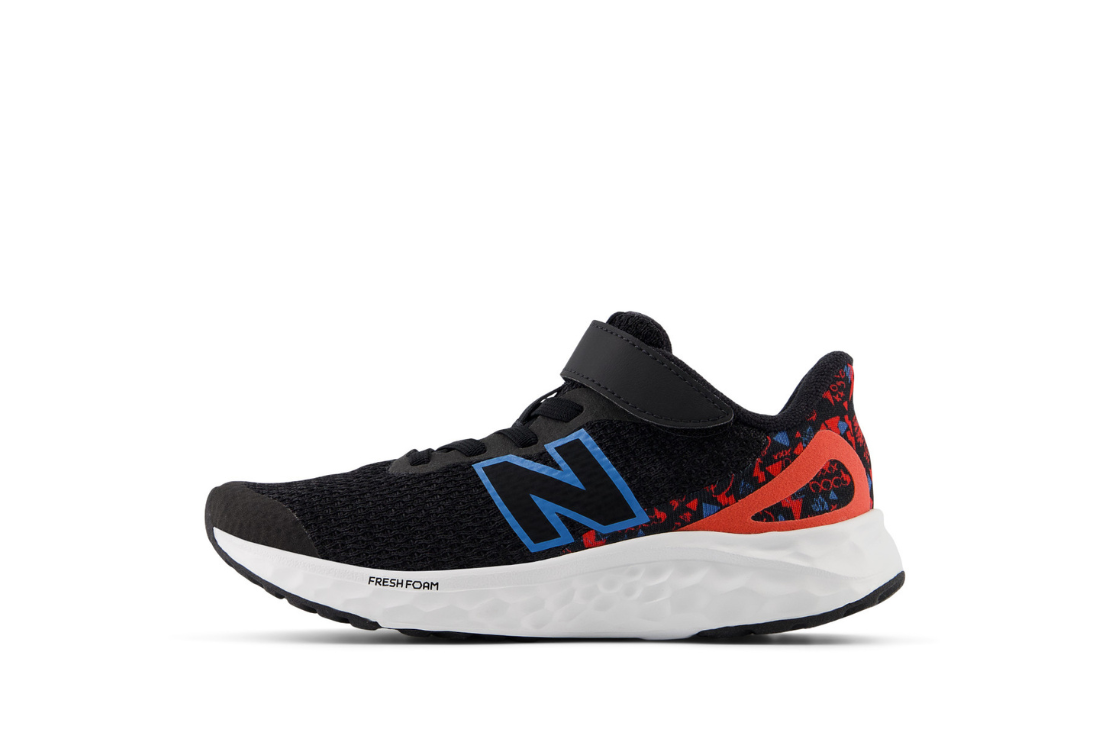 Fresh Foam Arishi v4 Bungee Lace (PS) Younger Kids' :Black | Azure