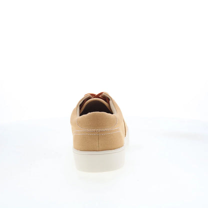 Spenco Pier SP2007WHE Mens Brown Wide Canvas Lifestyle Sneakers Shoes