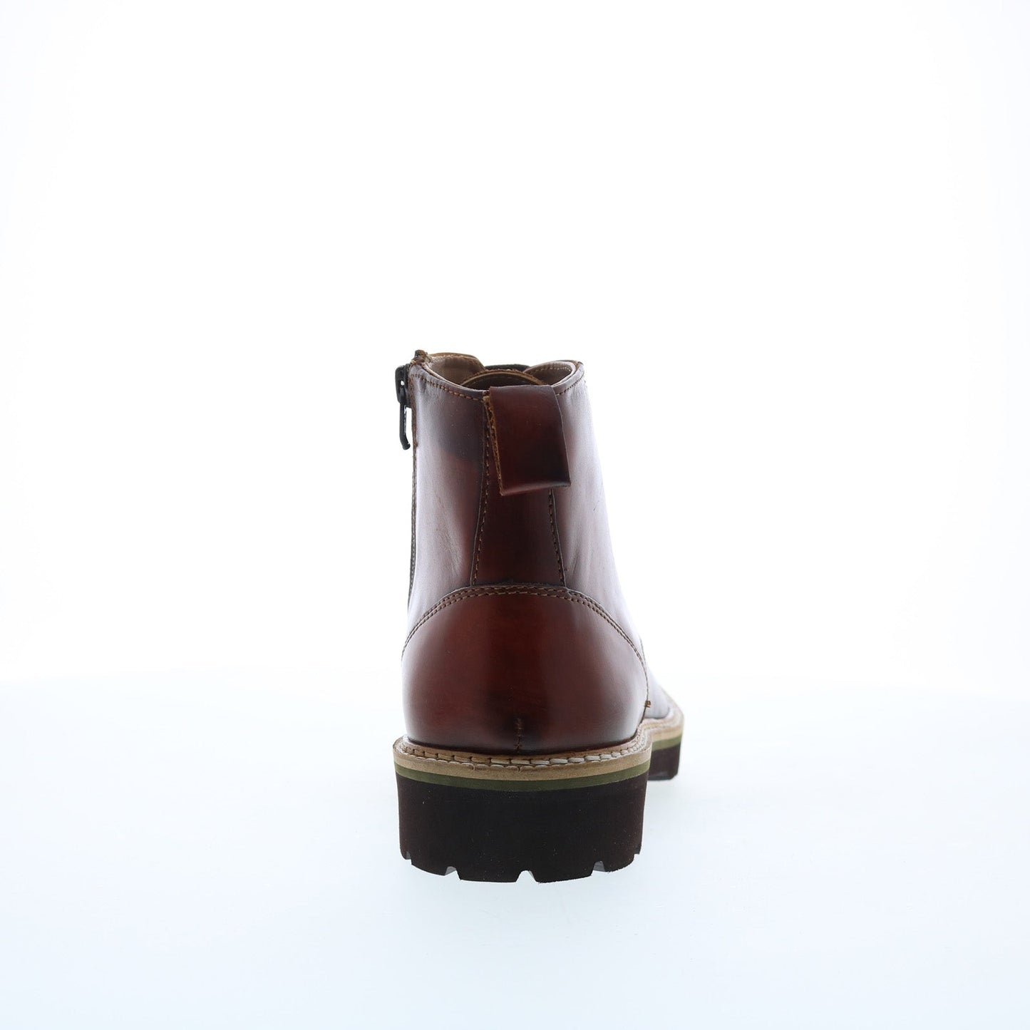 Steve Madden P-Krypto Mens Brown Leather Lace Up Casual Dress Boots