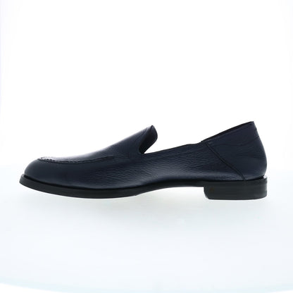 Di Bianco Positano Cervo Mens Black Leather Loafers & Slip Ons Casual Shoes