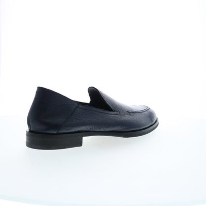 Di Bianco Positano Cervo Mens Black Leather Loafers & Slip Ons Casual Shoes
