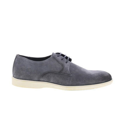 Pastori by Di Bianco Publius Mens Gray Suede Oxfords & Lace Ups Casual Shoes