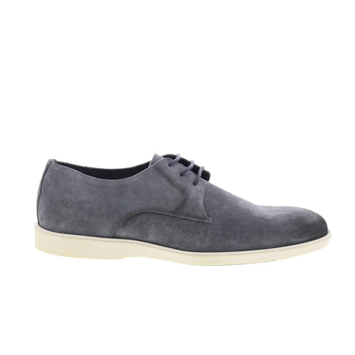 Pastori by Di Bianco Publius Mens Gray Suede Oxfords & Lace Ups Casual Shoes