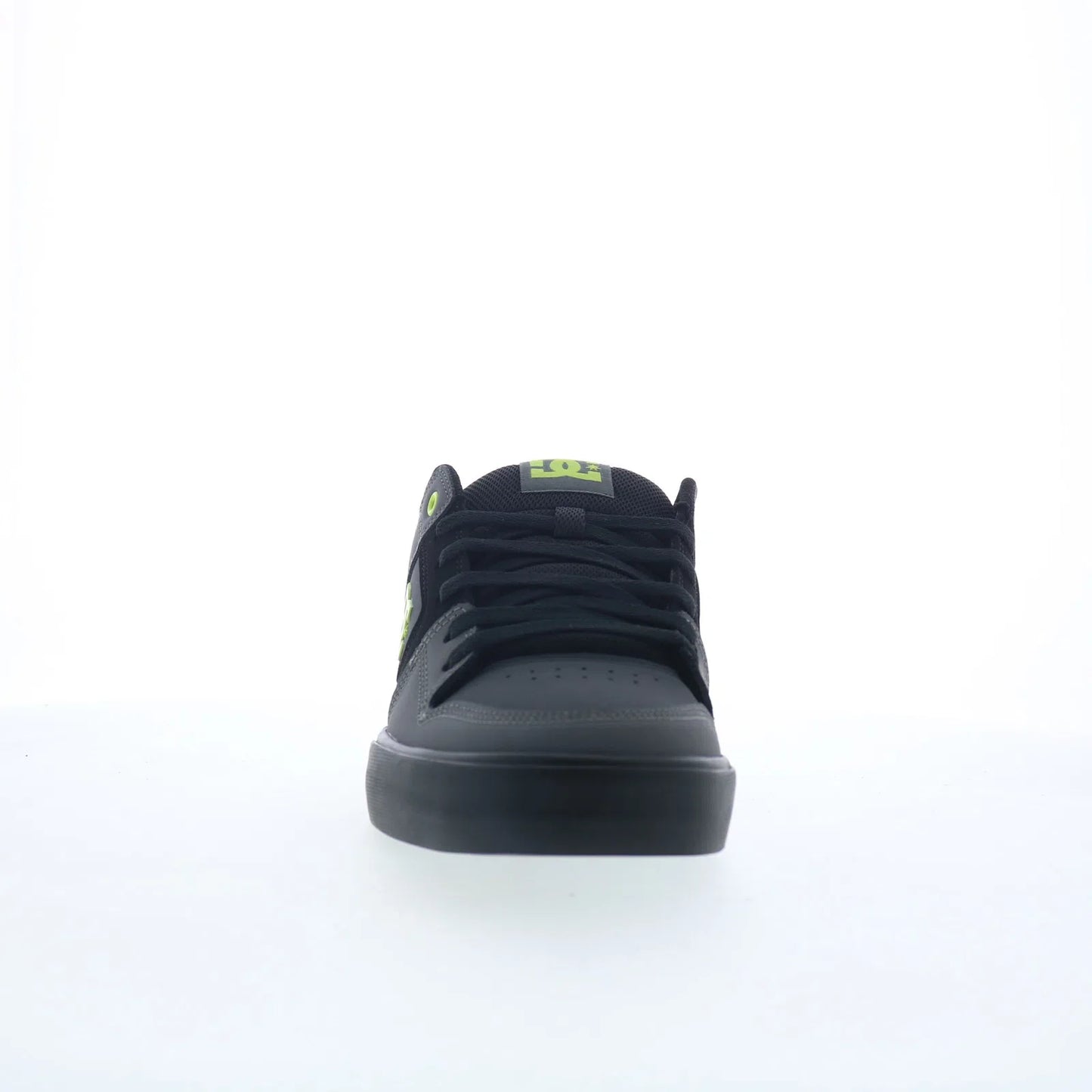 DC Pure DC01782028-GRYBLK Mens Gray Leather Skate Inspired Sneakers Shoes