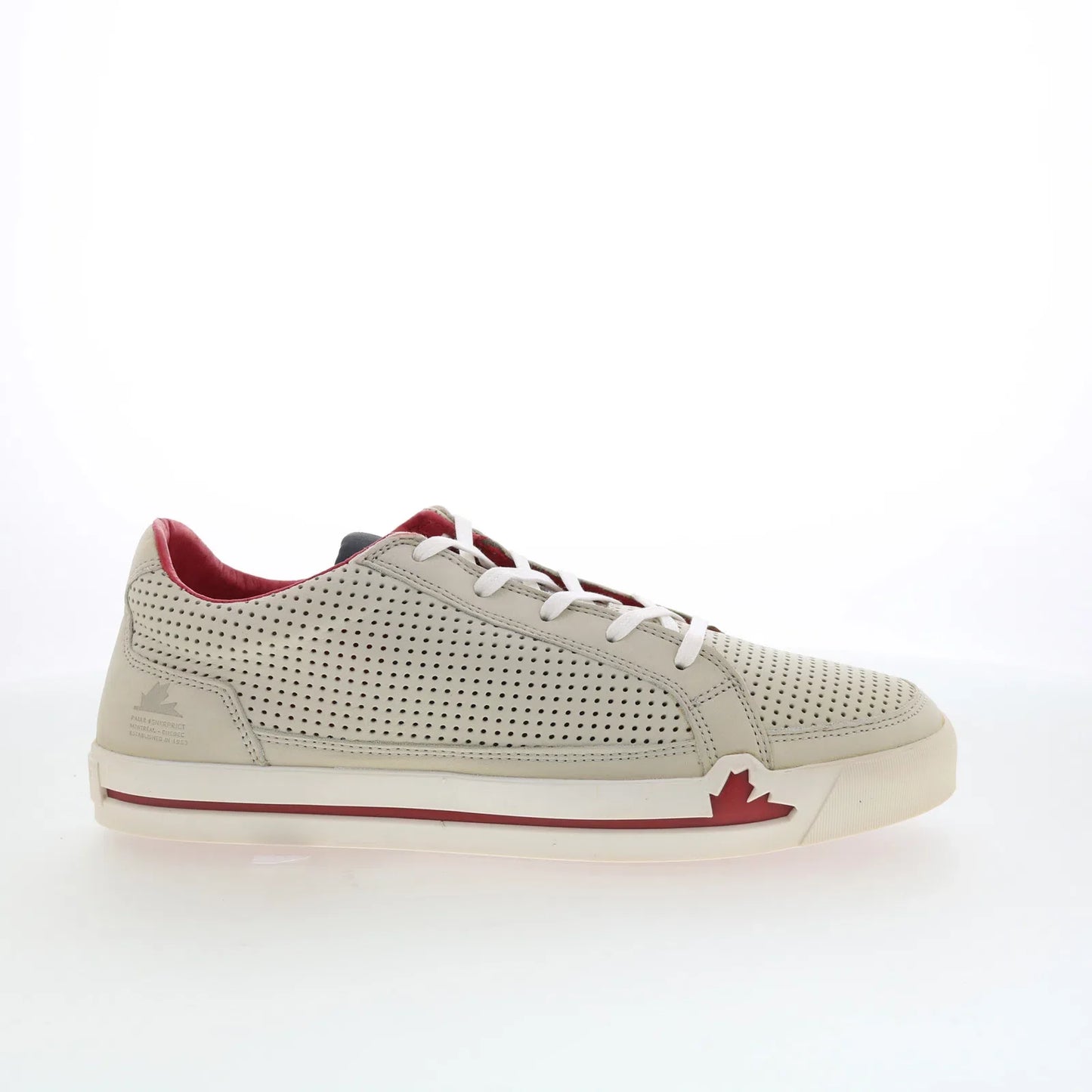 Pajar Queens 47067 Mens Beige Leather Lace Up Lifestyle Sneakers Shoes