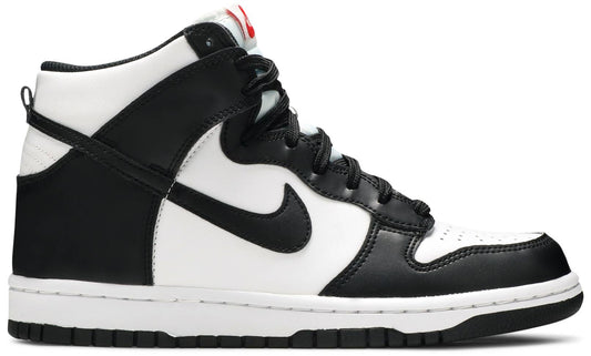 Nike Grade School Womens Dunk High Sneakers - 'Black White'