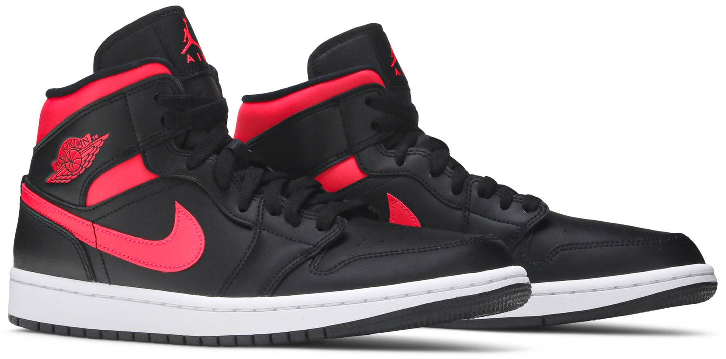 Nike Womens Air Jordan 1 Mid Sneakers - 'Siren Red'