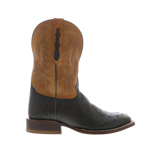 Tony Lama Rancho Smooth Ostrich TL5381 Mens Brown Cowboy Western Boots