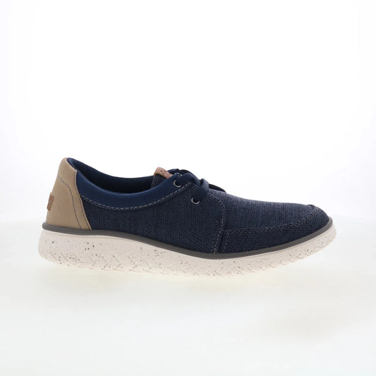 Clarks Relax Lite Lace 26181996 Mens Blue Canvas Lifestyle Sneakers Shoes