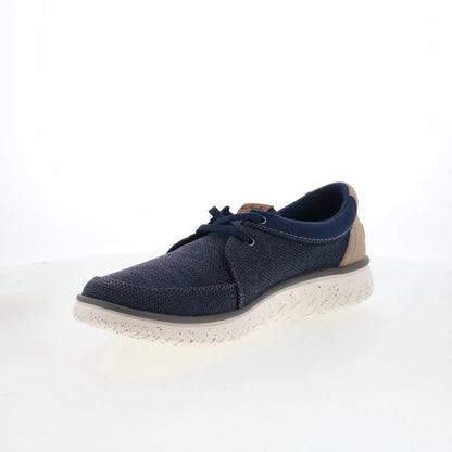 Clarks Relax Lite Lace 26181996 Mens Blue Canvas Lifestyle Sneakers Shoes