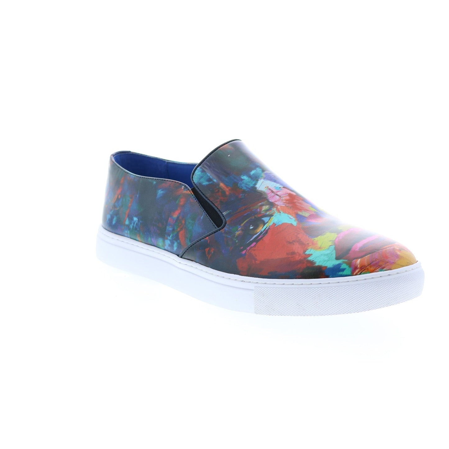 Robert Graham Witchmount RG5544S Mens Blue Leather Lifestyle Sneakers Shoes