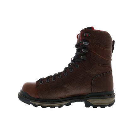 Rocky Rams Horn Lace To Toe Composite Waterproof Mens Brown Boots