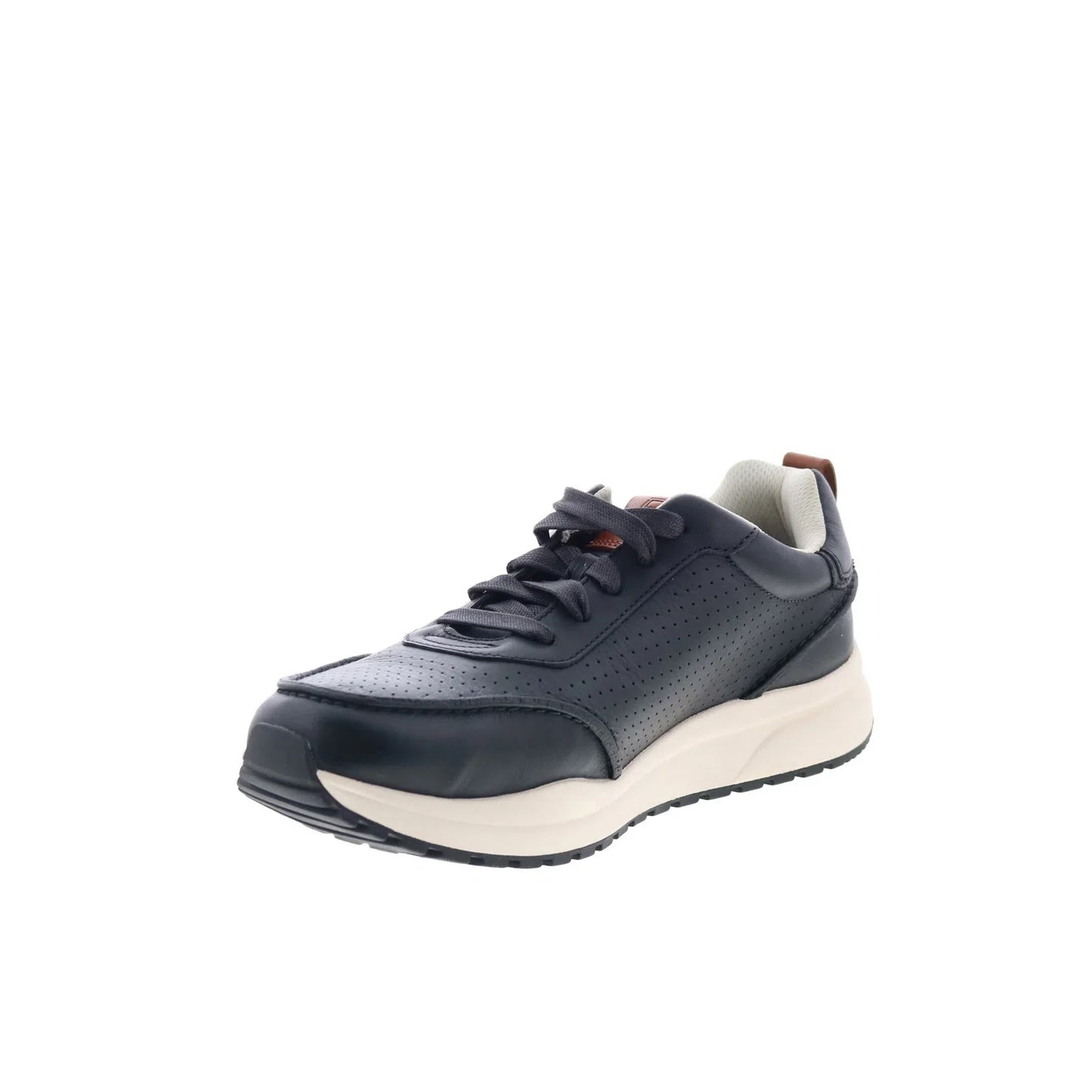 Rockport DMX Bowen Mens Black Wide Leather Lace Up Lifestyle Sneakers Shoes