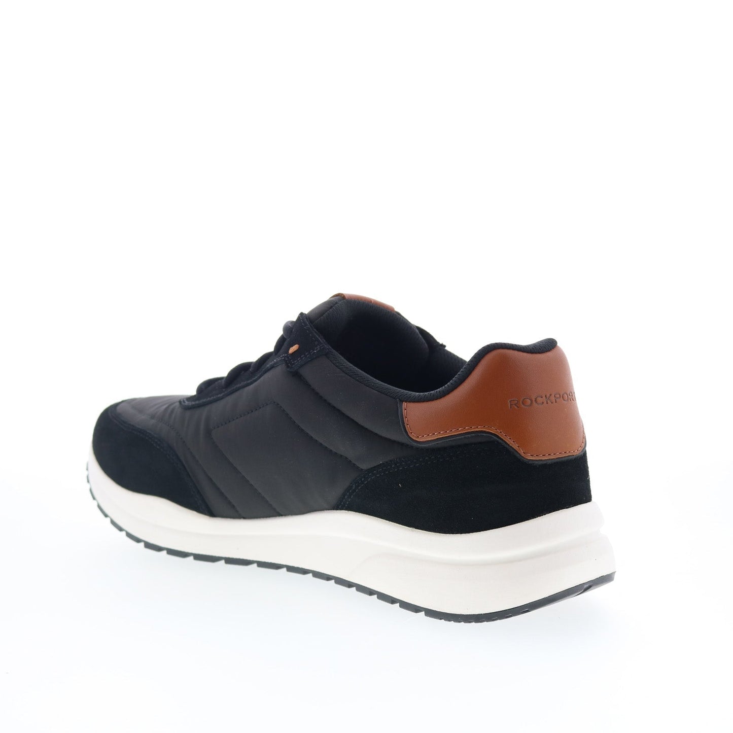 Rockport DMX Brock RMDMXBROCK Mens Black Wide Lifestyle Sneakers Shoes