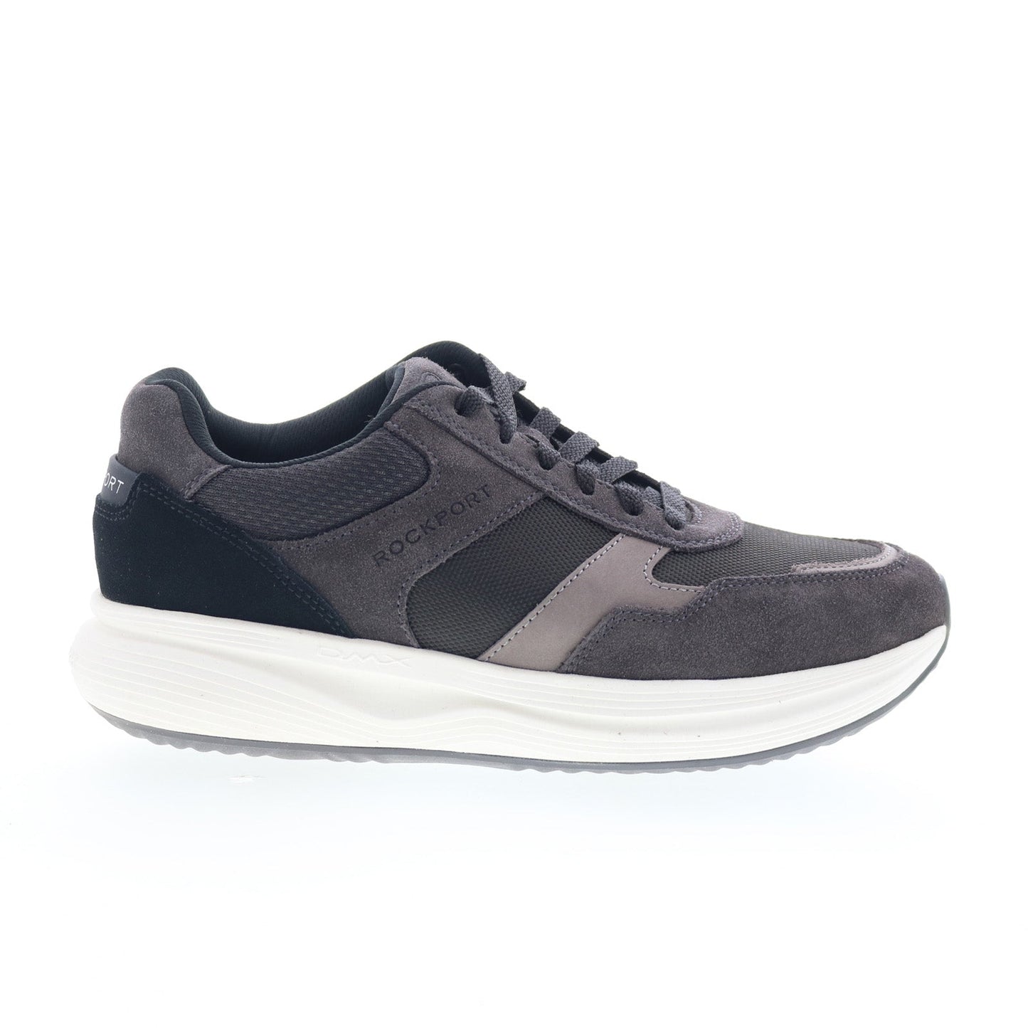 Rockport DMX Corvin RMDMXCORVIN Mens Gray Wide Lifestyle Sneakers Shoes
