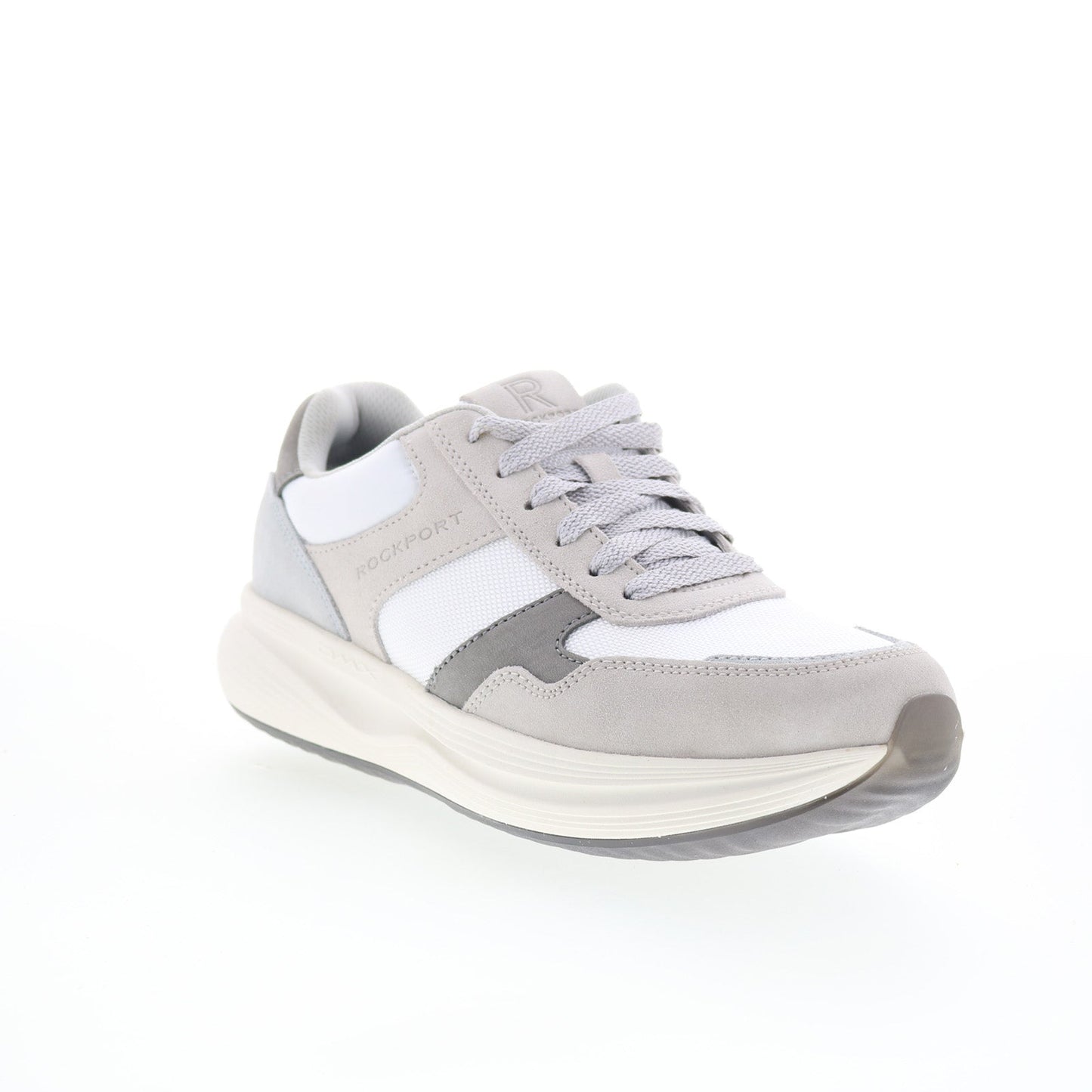 Rockport DMX Corvin RMDMXCORVIN Mens Gray Suede Lifestyle Sneakers Shoes