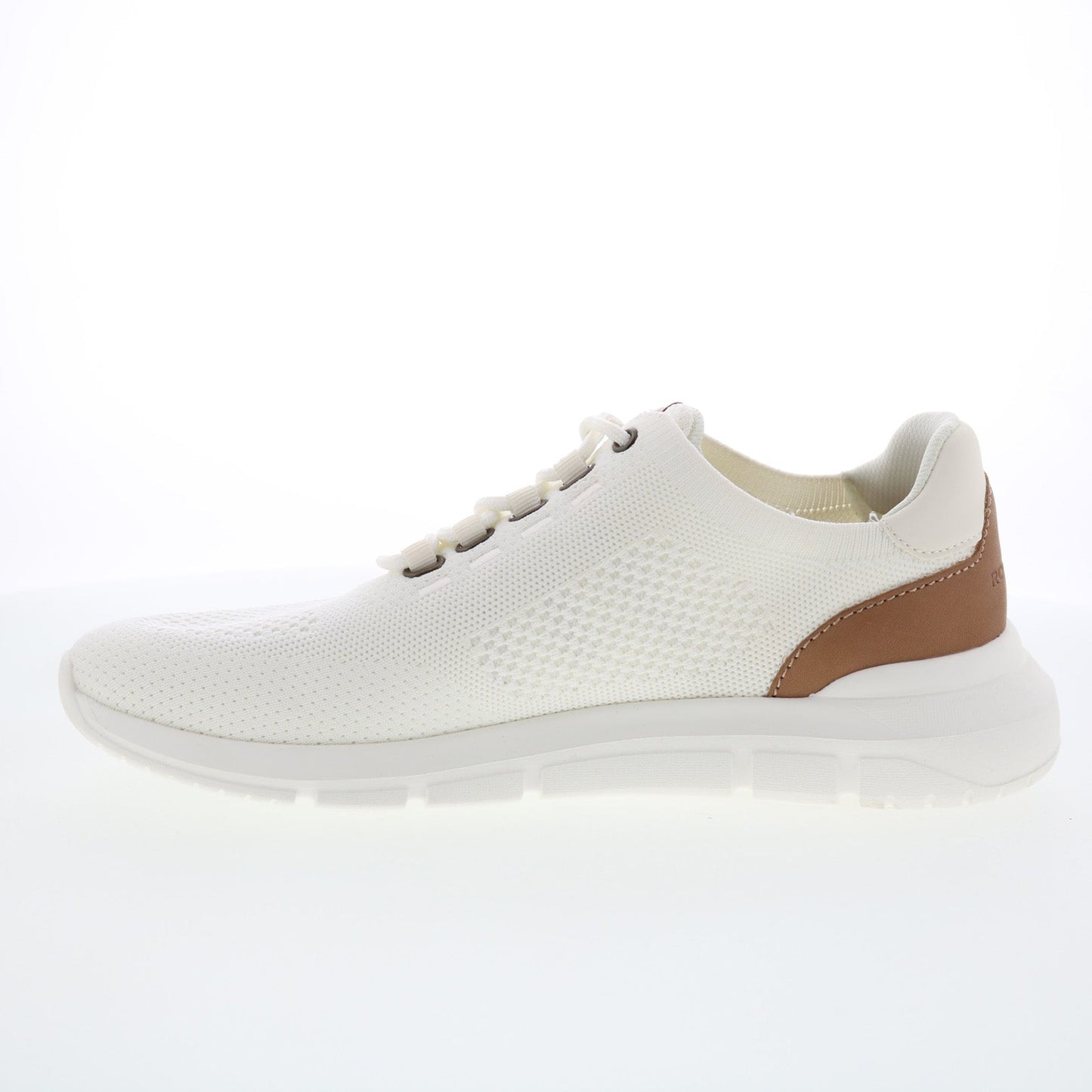 Rockport Jaimson RMJAIMSON Mens White Wide Canvas Lifestyle Sneakers Shoes