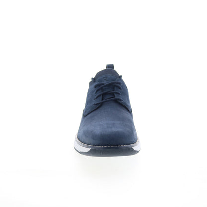 Rockport Lukah 2 RMLUKAH2 Mens Blue Suede Lace Up Lifestyle Sneakers Shoes