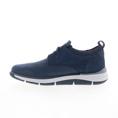 Rockport Lukah 2 RMLUKAH2 Mens Blue Suede Lace Up Lifestyle Sneakers Shoes