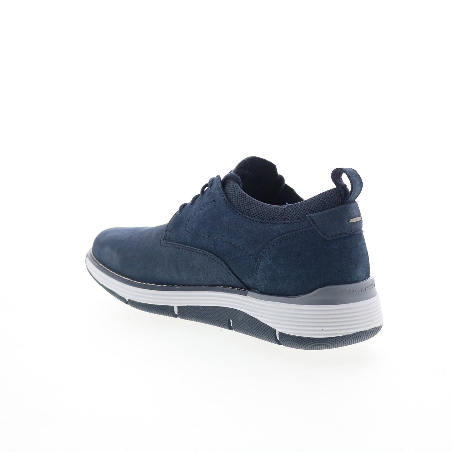Rockport Lukah 2 RMLUKAH2 Mens Blue Suede Lace Up Lifestyle Sneakers Shoes