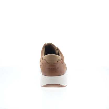 Rockport Noah Plain Toe Mens Brown Oxfords & Lace Ups Plain Toe Shoes