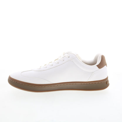 Rockport Nova Mens White Leather Lace Up Lifestyle Sneakers Shoes