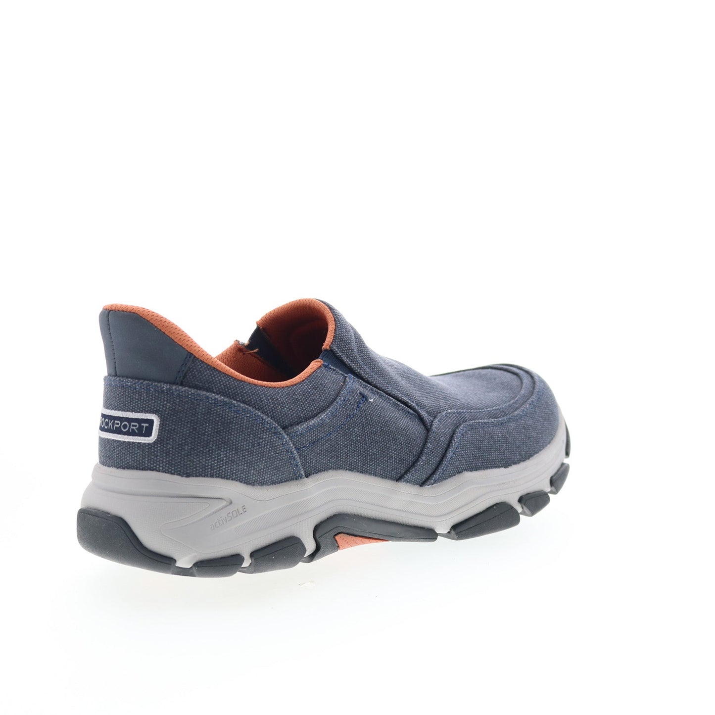 Rockport Reece 2 RMREECE2 Mens Blue Canvas Lifestyle Sneakers Shoes