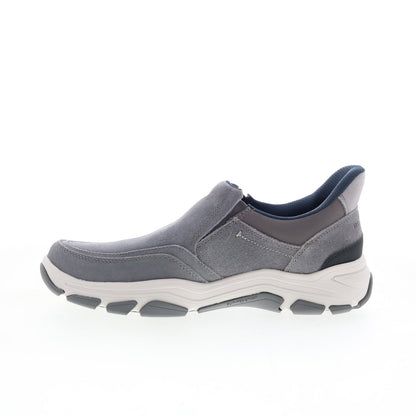 Rockport Reece RMREECE Mens Gray Wide Leather Lifestyle Sneakers Shoes