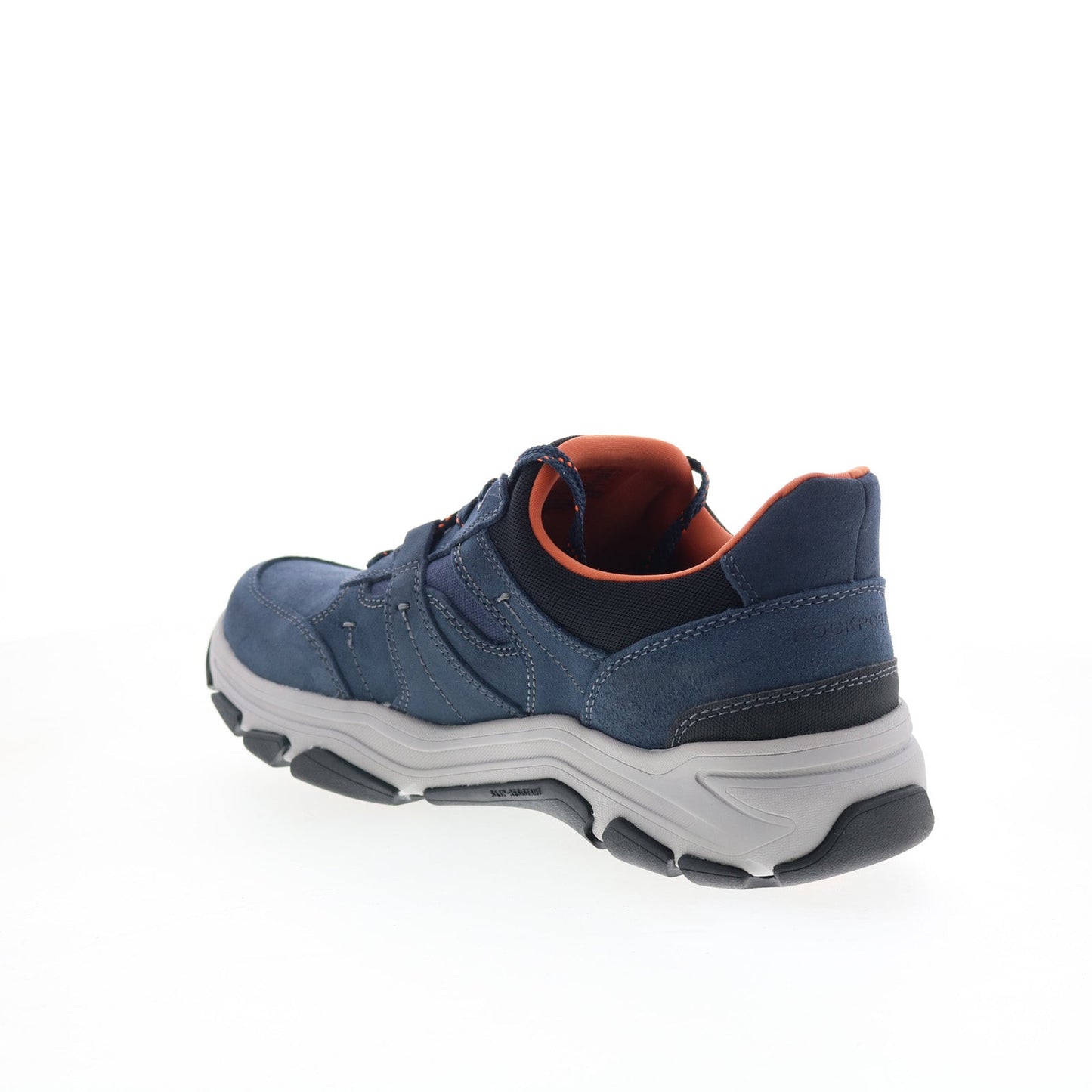Rockport Rhett RMRHETT Mens Blue Suede Lace Up Lifestyle Sneakers Shoes