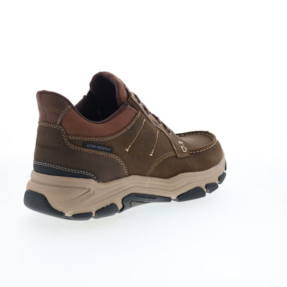 Rockport Ronan RMRONAN Mens Brown Leather Lace Up Lifestyle Sneakers Shoes
