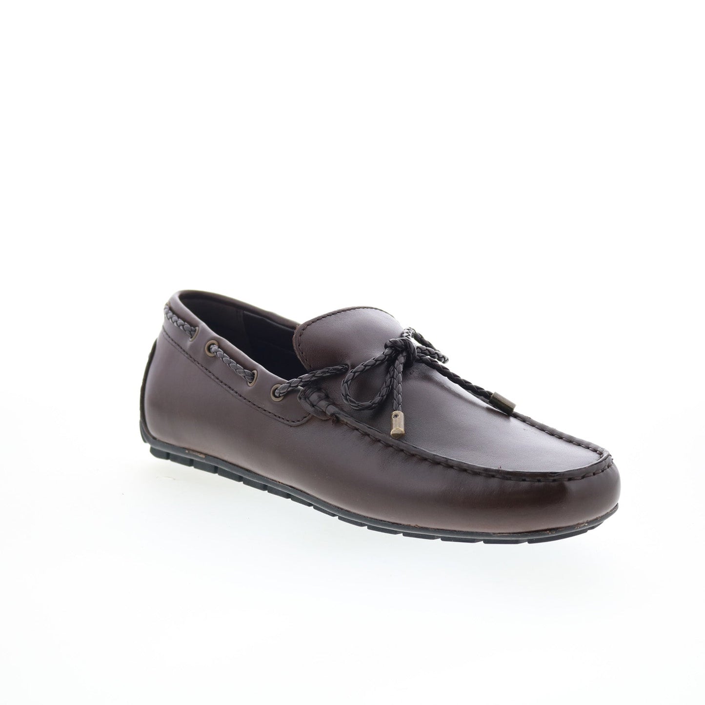 Rockport Taya RMTAYA Mens Brown Leather Loafers & Slip Ons Moccasin Shoes