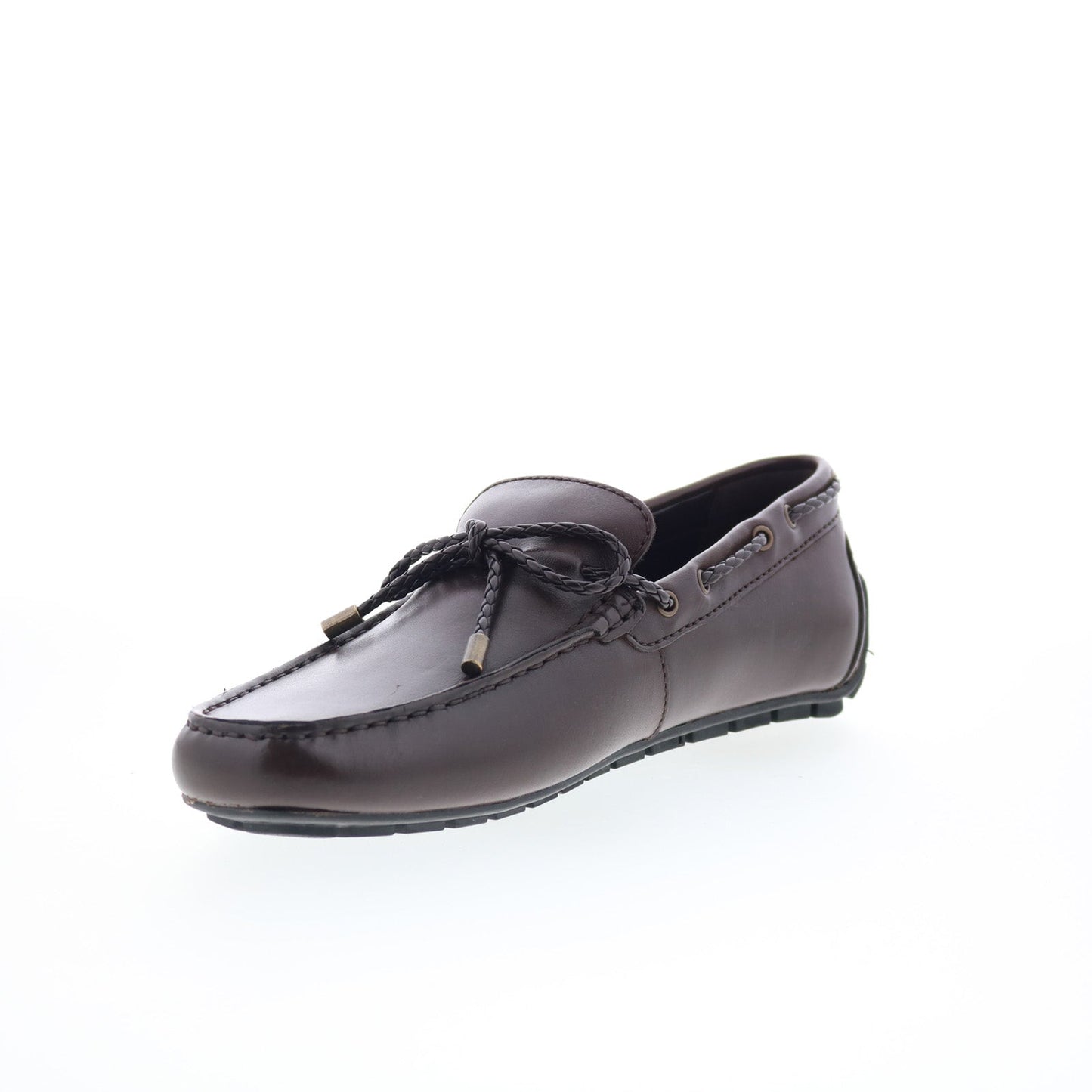 Rockport Taya RMTAYA Mens Brown Leather Loafers & Slip Ons Moccasin Shoes