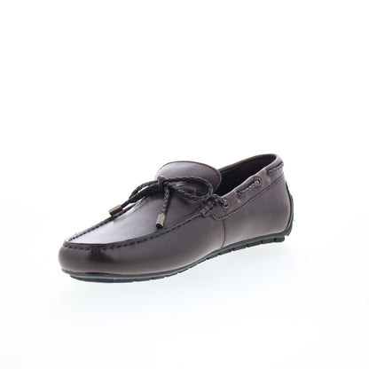Rockport Taya RMTAYA Mens Brown Leather Loafers & Slip Ons Moccasin Shoes