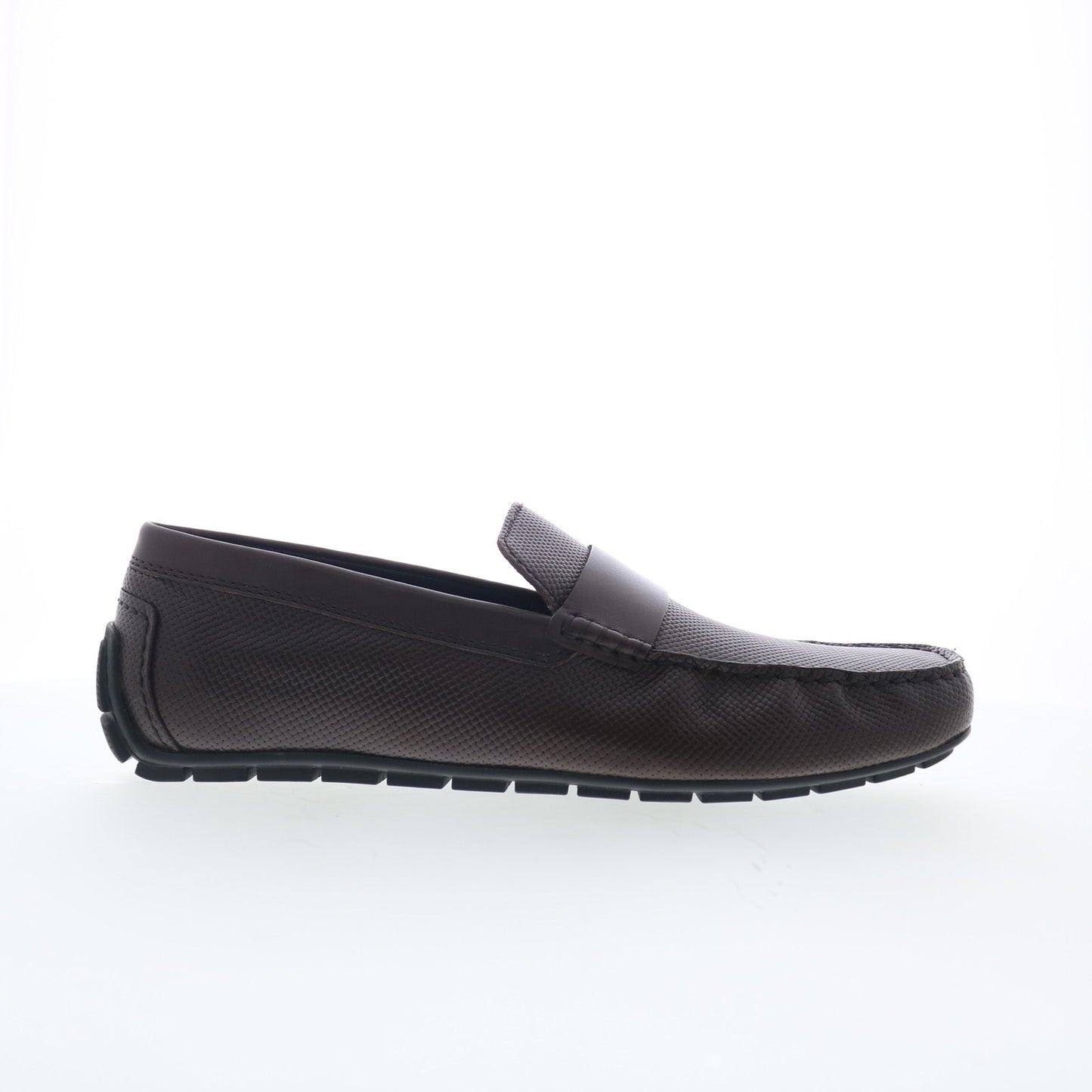 Rockport Tayo RMTAYO Mens Brown Leather Loafers & Slip Ons Moccasin Shoes