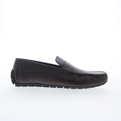 Rockport Tayo RMTAYO Mens Brown Leather Loafers & Slip Ons Moccasin Shoes