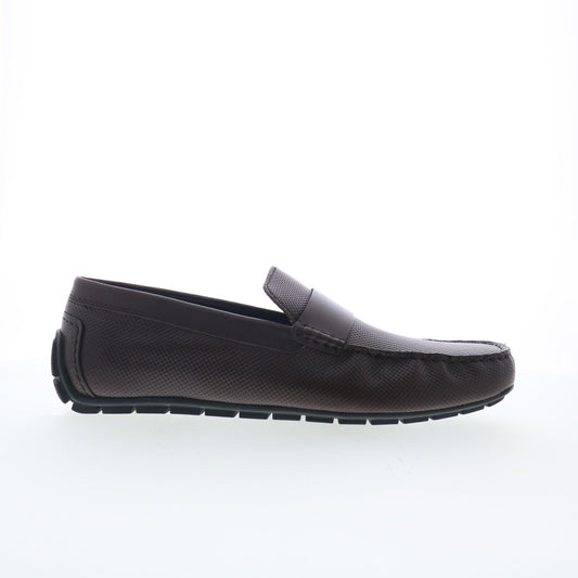 Rockport Tayo RMTAYO Mens Brown Leather Loafers & Slip Ons Moccasin Shoes