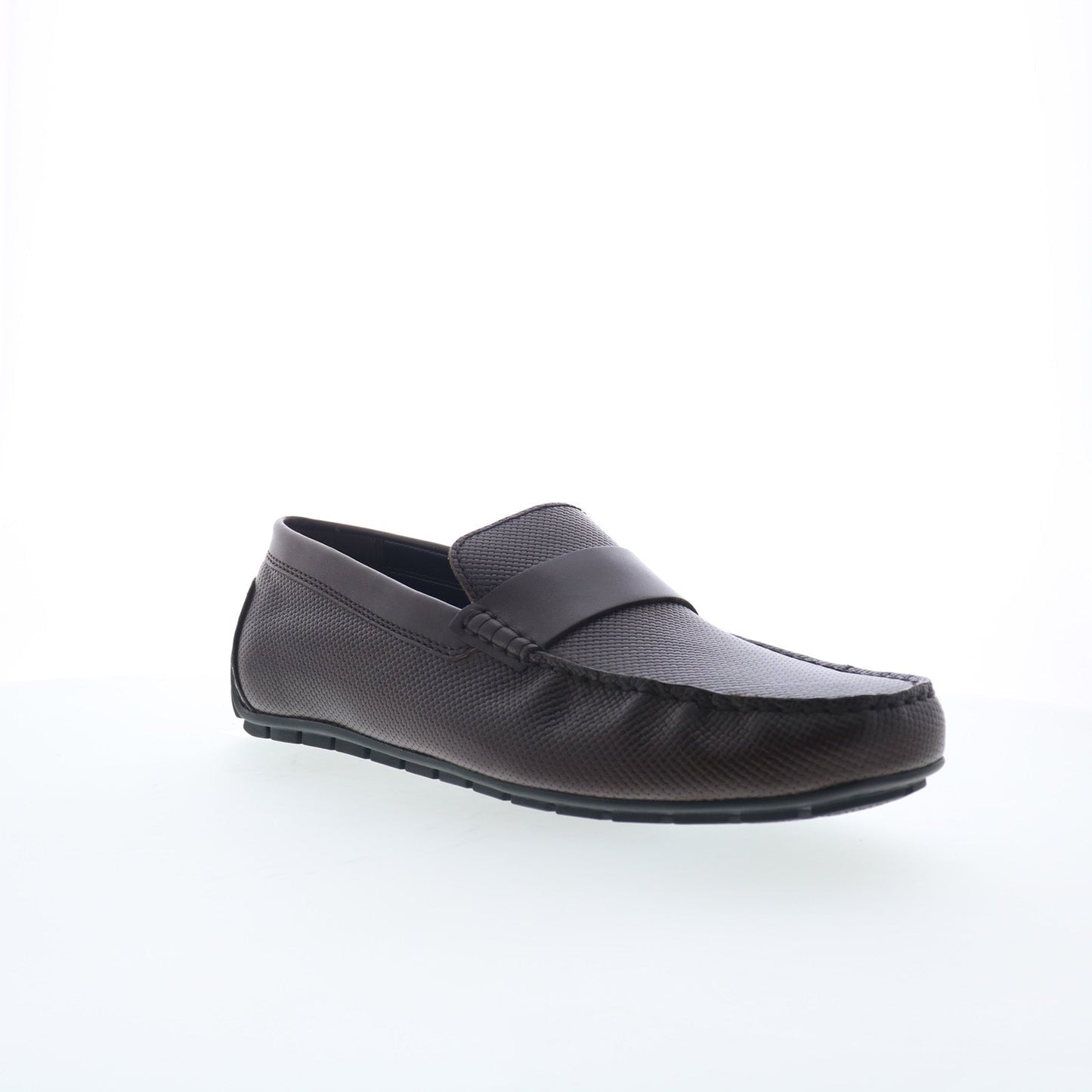 Rockport Tayo RMTAYO Mens Brown Leather Loafers & Slip Ons Moccasin Shoes